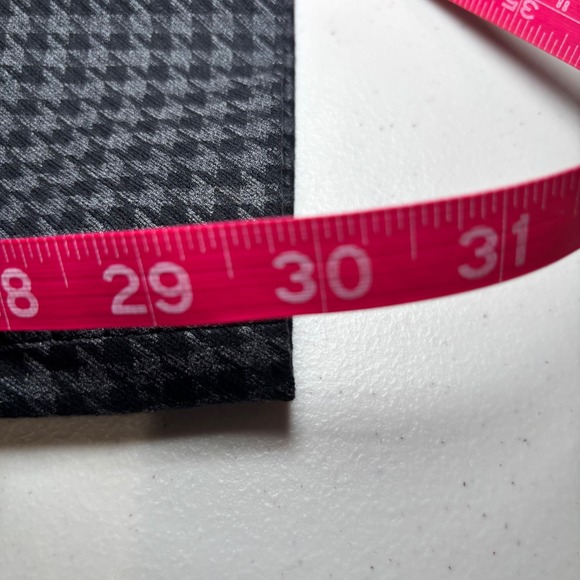 Talbots Gray Houndstooth Chatham Ankle Pants 16 Plus Side Zip Cotton Blend - Picture 11 of 11